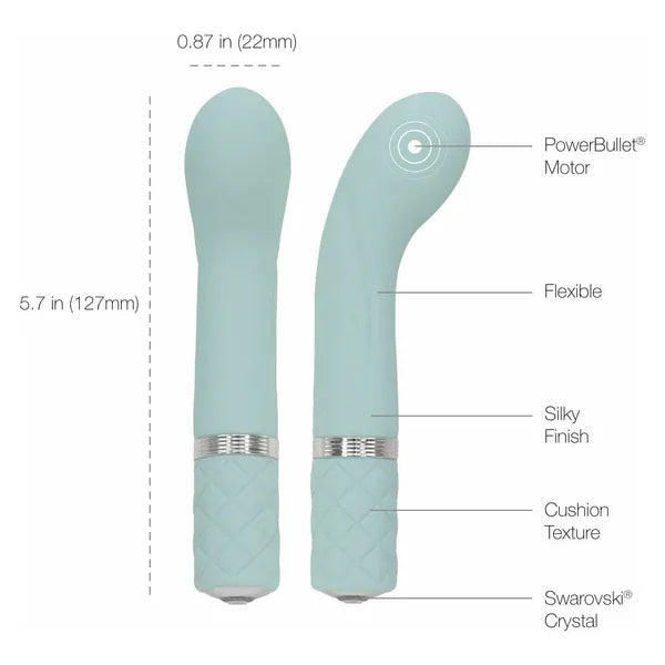 Vibrateur Point-G - Pillow Talk Racy | Orné d’un Cristal Swarovski Pillow Talk Sensations plus