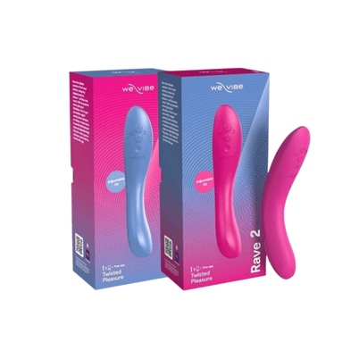 Vibrateur Point G - We-Vibe Rave 2 | Double Moteur, Intense & Plaisir Connecté We-Vibe Sensations plus