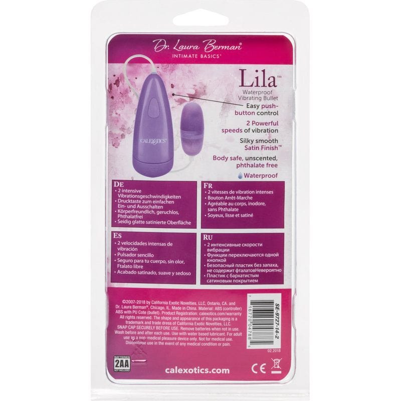 Vibrateur pour clitoris - Calexotics - Dr. Berman Basics Lila CalExotics Sensations plus