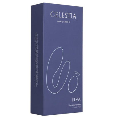 Vibrateur pour Couple - Celestia Elva Adore U | Double Stimulation Celestia - Adore U Sensations plus