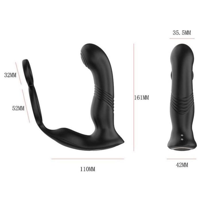 Vibrateur pour Prostate - Secwell - Prostate Vibrator Remote Control Thrusting Secwell Sensations plus