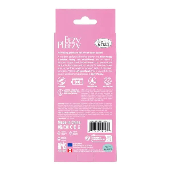 Vibrateur - PowerBullet - Eezy Pleezy Rechargeable PowerBullet Sensations plus
