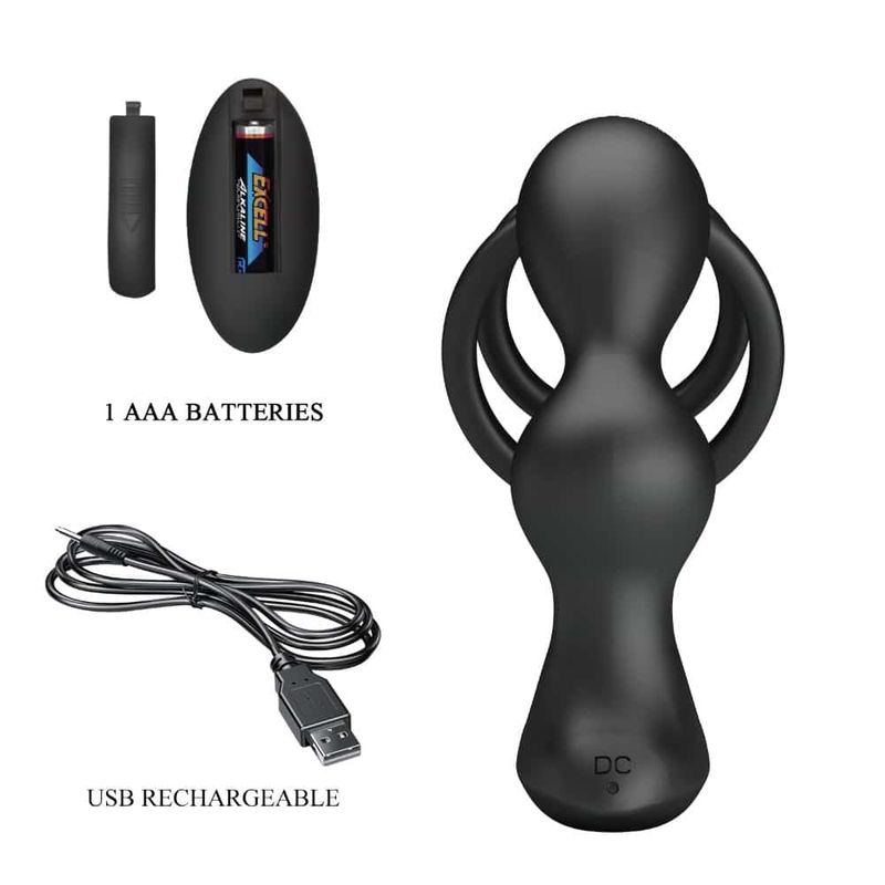 Vibrateur Prostate & Anneau - Marshall | Érection Ferme & Plaisir Intense Pretty Love Sensations plus