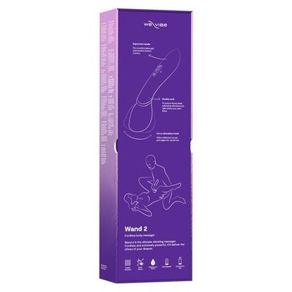 Vibrateur Puissant - We-Vibe Wand 2 | 10 Modes de Vibrations Profondes & Percutantes We-Vibe Sensations plus