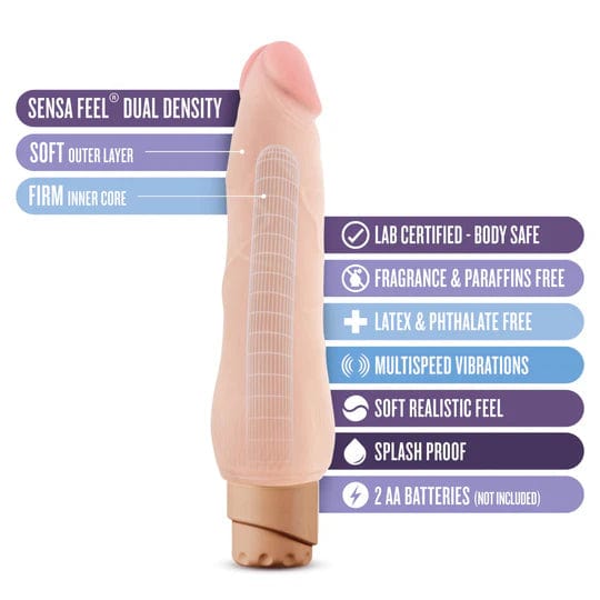 Vibrateur Réaliste - Blush Novelties - Au Naturel Fabien Blush Novelties Sensations plus