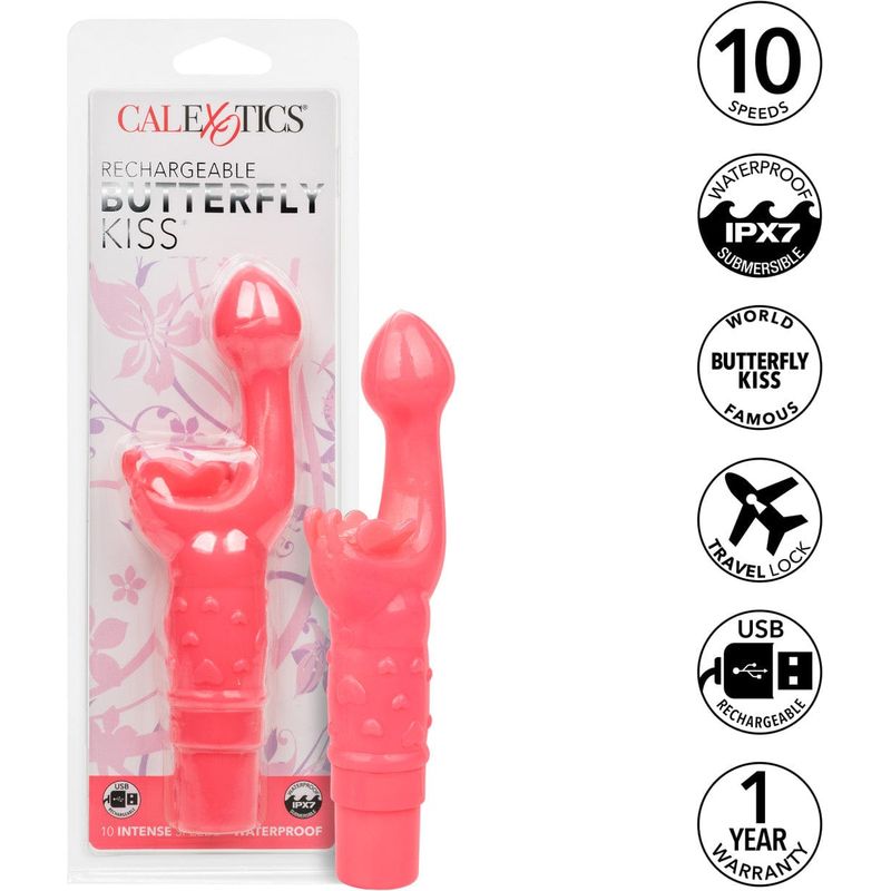 Vibrateur Rechargeable - Calexotics - Butterfly Kiss CalExotics Sensations plus