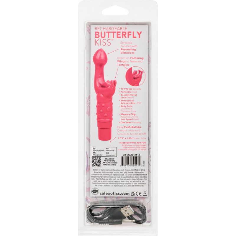 Vibrateur Rechargeable - Calexotics - Butterfly Kiss CalExotics Sensations plus