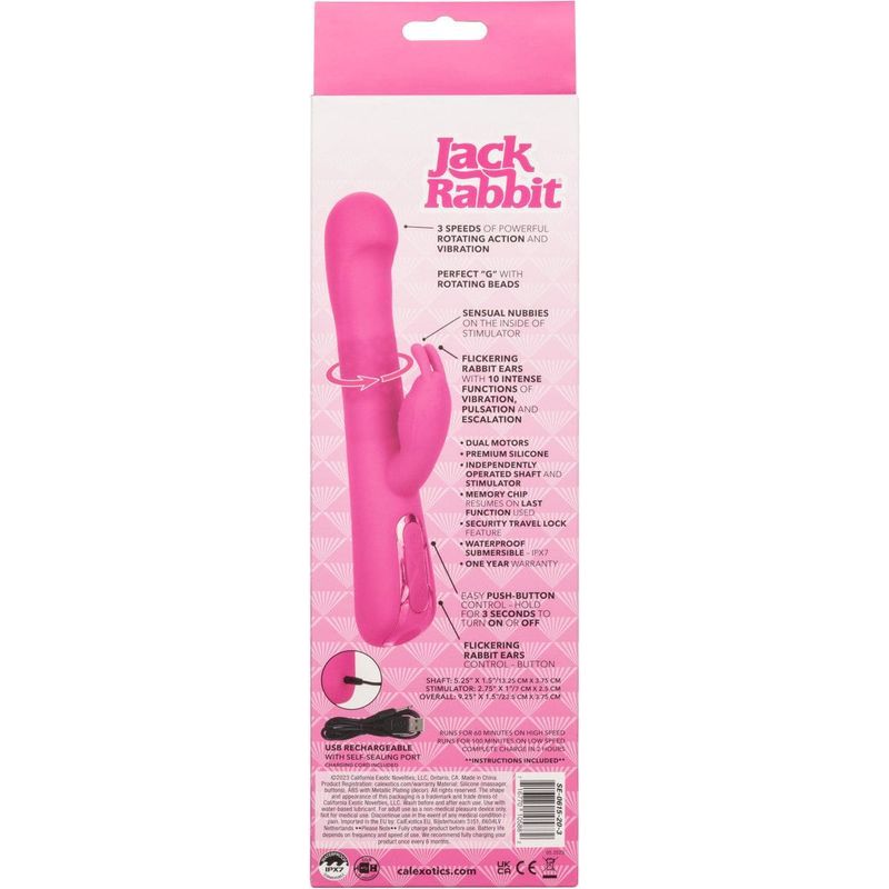 Vibrateur Rotation - Jack Rabbit - Elite Beaded G Rabbit CalExotics Sensations plus