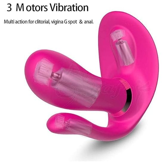 Vibrateur Triple Stimulation - Secwell - Aiko Remote Wearable Triple Stimulator Secwell Sensations plus