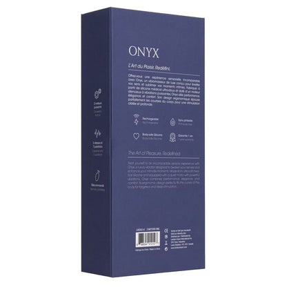 Vibrateur Unisexe - Celestia Onyx Adore U | Double Stimulation Celestia - Adore U Sensations plus