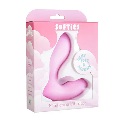 Vibrateur Unisexe - Softies 5” Silicone | Double Stimulation Point G ou Point P, Doux & Étanche Softies Sensations plus
