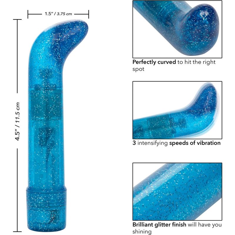 Vibrateur vaginal point G - CalExotics - Sparkle Mini G-Vibe CalExotics Sensations plus