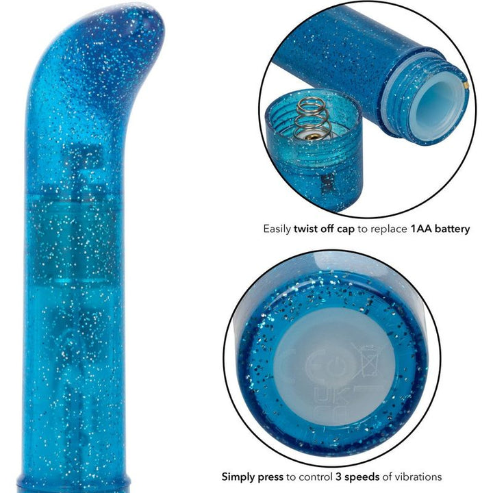 Vibrateur vaginal point G - CalExotics - Sparkle Mini G-Vibe CalExotics Sensations plus