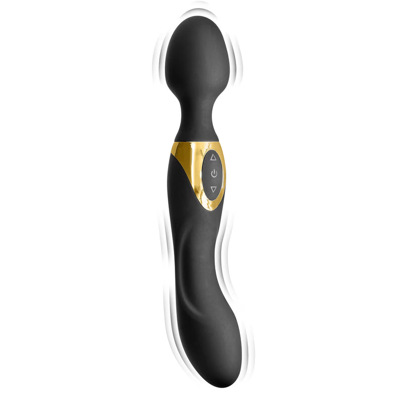Vibrateur Wand 2 en 1 - Black Empire My Goddess | Double Stimulation, Point G & Clitoris Black Empire Sensations plus
