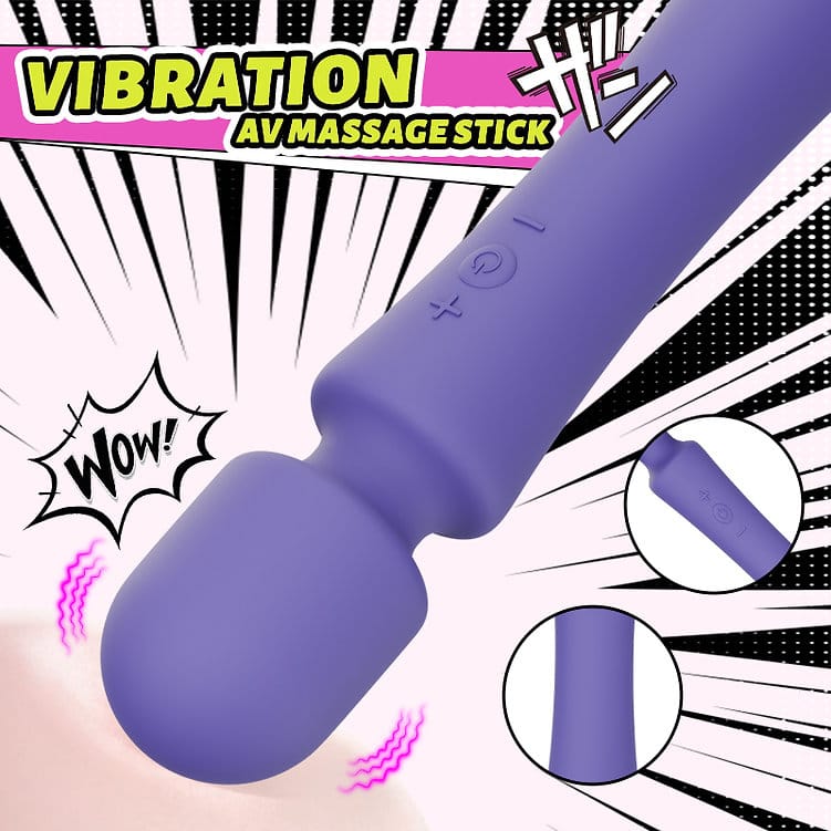 Vibrateur Wand - DuoDuo AV | 10 modes de Vibrations Puissantes & Profondes Secwell Sensations plus