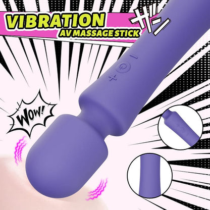 Vibrateur Wand - DuoDuo AV | 10 modes de Vibrations Puissantes & Profondes Secwell Sensations plus