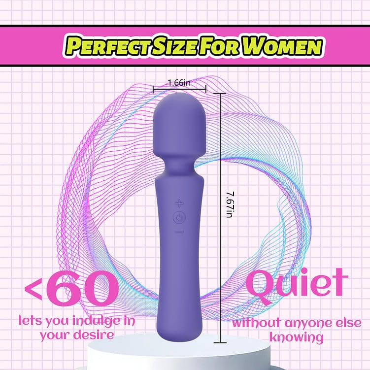 Vibrateur Wand - DuoDuo AV | 10 modes de Vibrations Puissantes & Profondes Secwell Sensations plus