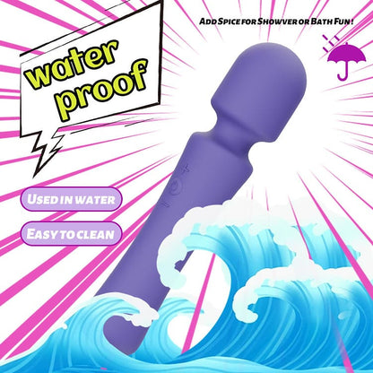Vibrateur Wand - DuoDuo AV | 10 modes de Vibrations Puissantes & Profondes Secwell Sensations plus
