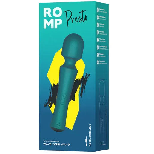 Vibrateur Wand Puissant - ROMP Presto | Moteur We-Vibe ROMP Sensations plus
