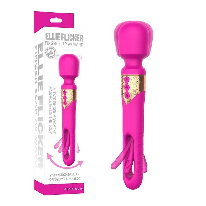 Vibrateurs Wand 2 en 1 - Secwell - Ellie Flicking Wand Puissant Secwell Sensations plus