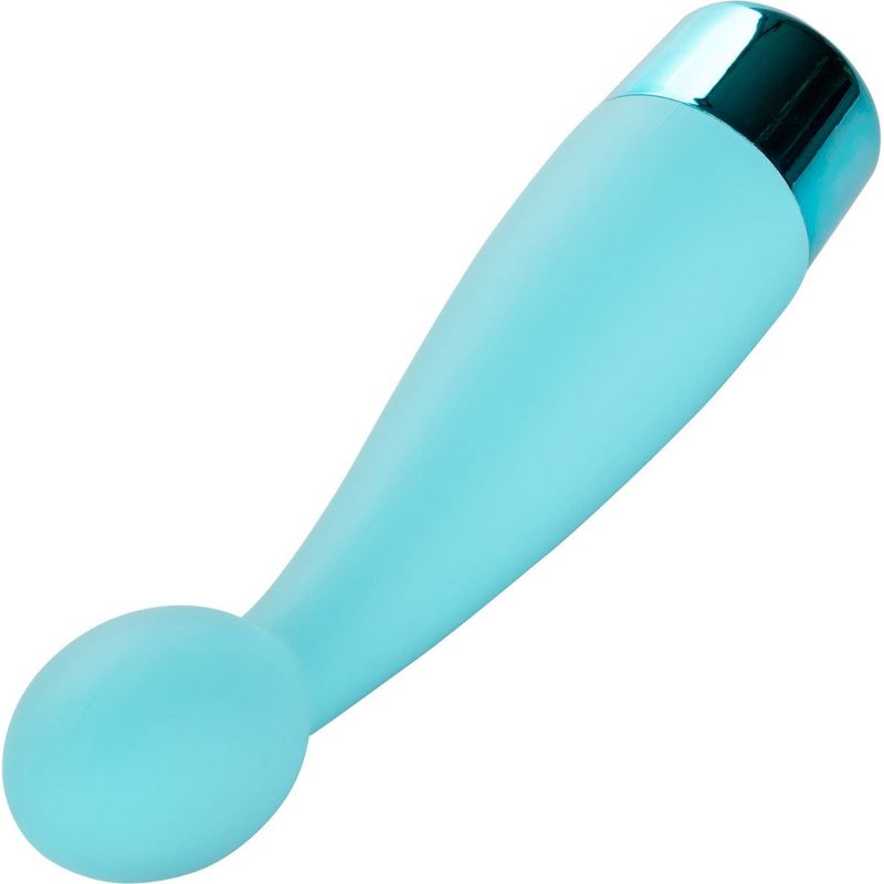 Vibromasseur Point G Eden tulipe en silicone bleu turquoise CalExotics Sensations plus