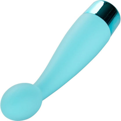 Vibromasseur Point G Eden tulipe en silicone bleu turquoise CalExotics Sensations plus