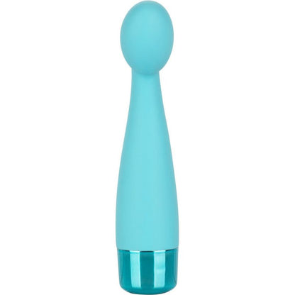 Vibromasseur Point G Eden tulipe en silicone bleu turquoise CalExotics Sensations plus