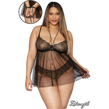 Lingerie Dreamgirl - Bobydoll 12666 Dreamgirl Sensations plus