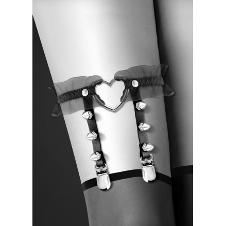 Accessoire - Bijoux Pour Toi - Jarretière Avec Coeur et Dentelle Bijoux pour toi Sensations plus