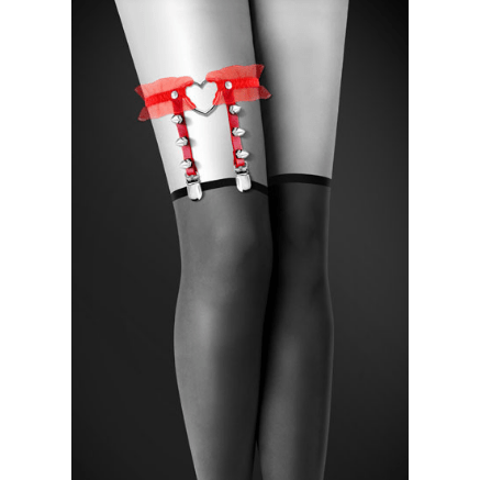 Accessoire - Bijoux Pour Toi - Jarretière Avec Coeur et Dentelle Bijoux pour toi Sensations plus