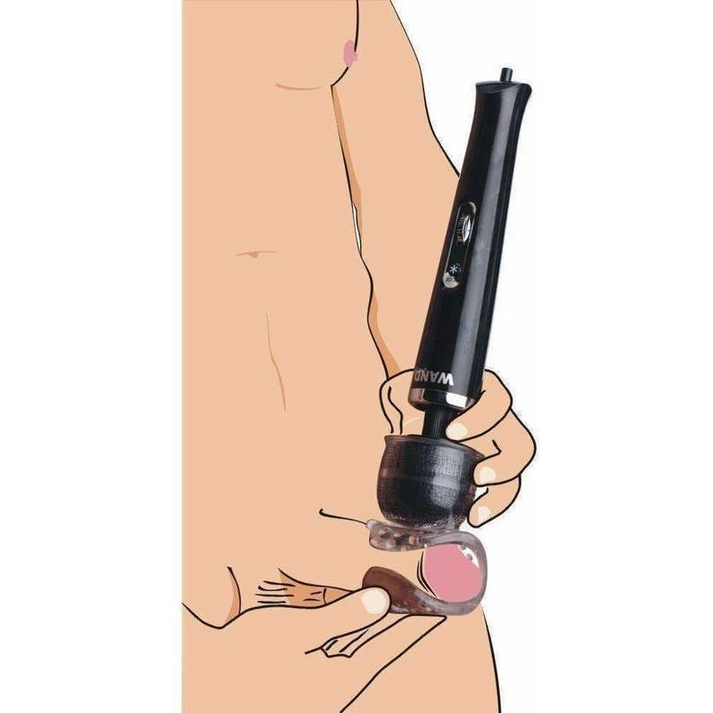 Accessoire - Wand Essentials - Vibra-Stroke Masturbator Attachment Wand Essentials Sensations plus