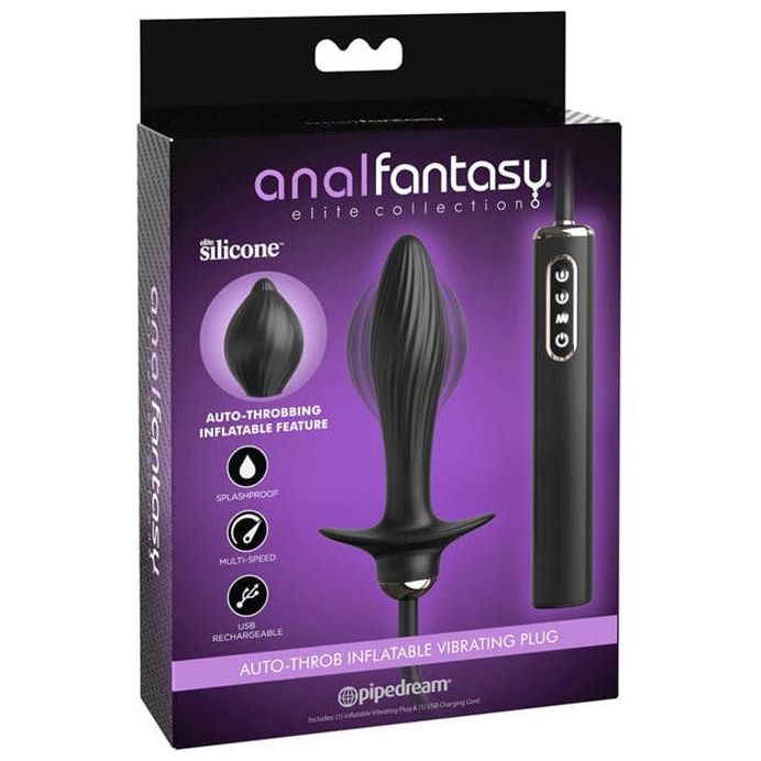 Anal - Anal Fantasy - Auto-Throb Inflatable Vibrating Plug Pipedream Sensations plus