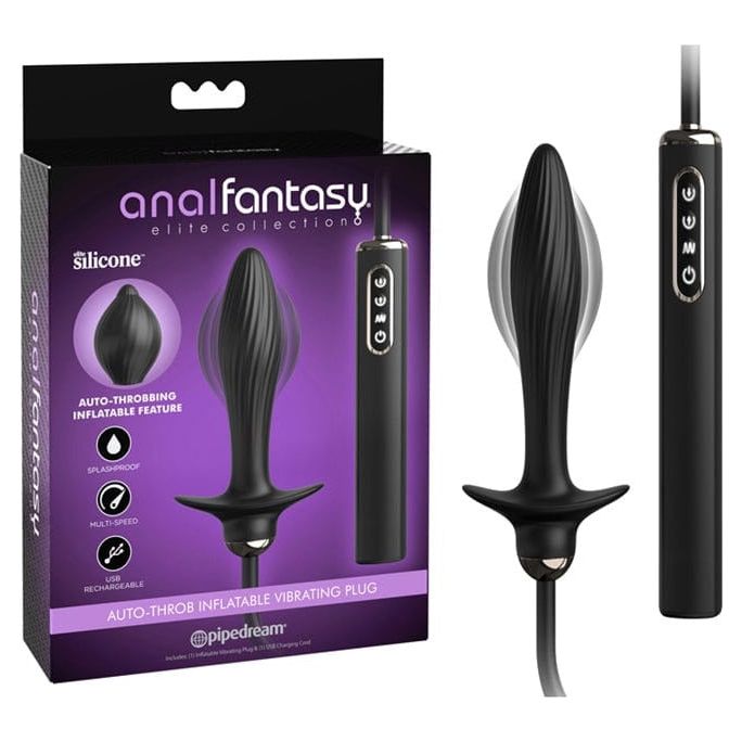 Anal - Anal Fantasy - Auto-Throb Inflatable Vibrating Plug Pipedream Sensations plus