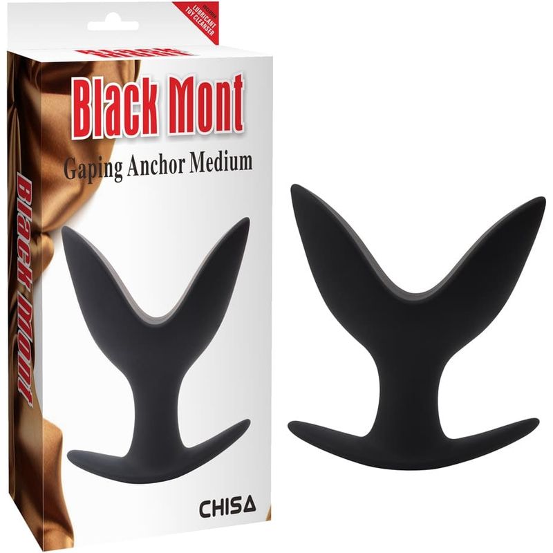 Plug Anal - Black Mont - Gaping Anchor Medium Black Mont Sensations plus