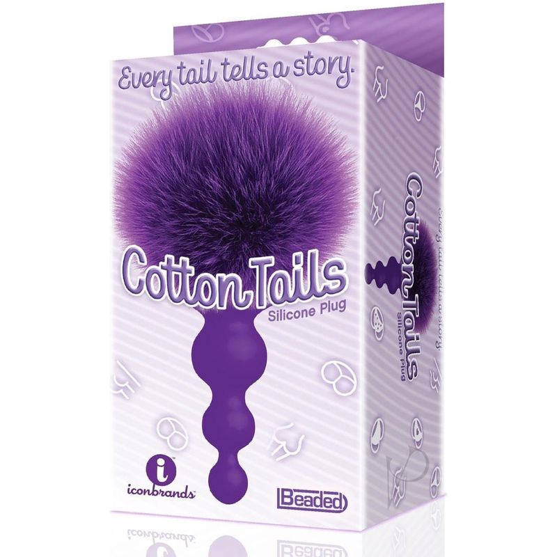 Anal - Icon Brands - Cottontails Queue de Lapin Perlée Icon brands Sensations plus