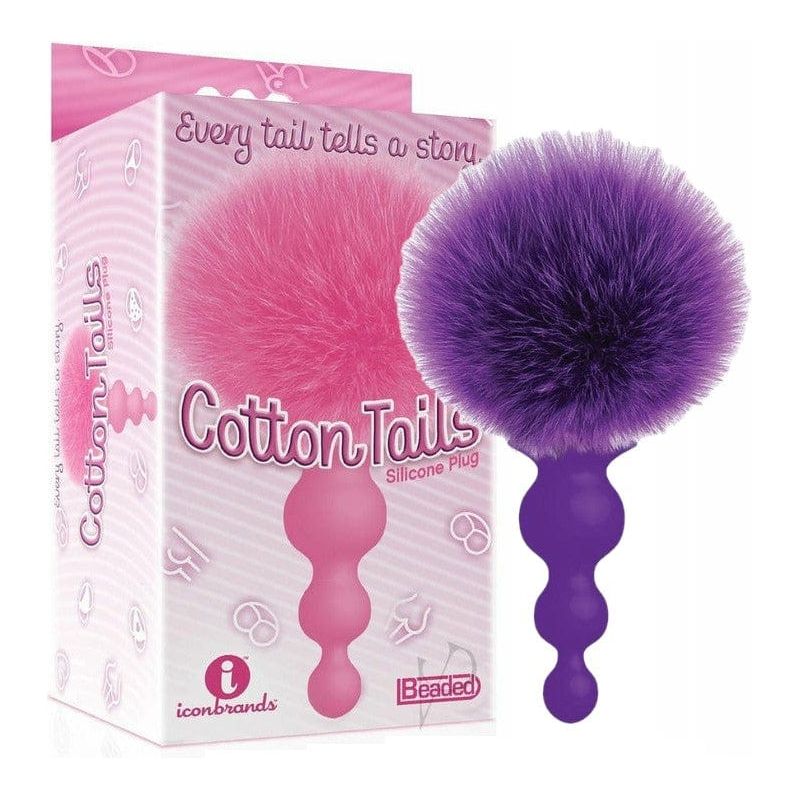 Anal - Icon Brands - Cottontails Queue de Lapin Perlée Icon brands Sensations plus