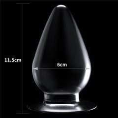 Anal -  Flawless Clear - Anal Plug 4.5 pouces Flawless Clear Sensations plus