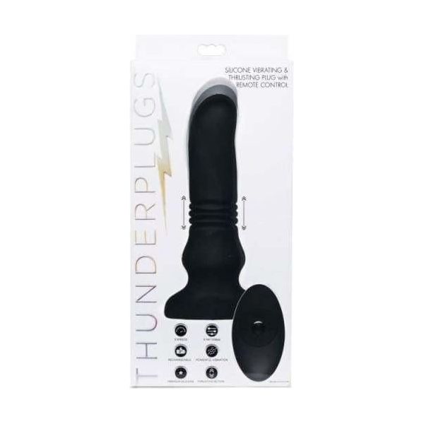 Anal - Thunder Plugs - Silicone Vibrating & Thrusting Thunder Plugs Sensations plus