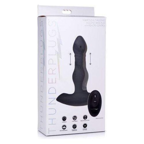 Anal - Thunder Plugs - Vibrating & Thrusting Silicone Anal Plug Thunder Plugs Sensations plus