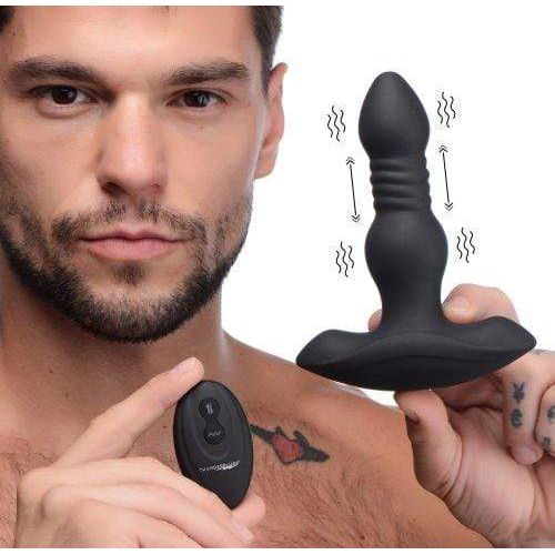 Anal - Thunder Plugs - Vibrating & Thrusting Silicone Anal Plug Thunder Plugs Sensations plus