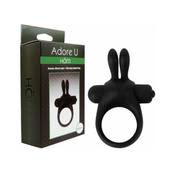 Anneau D'érection Vibrant - Adore U Höm - Anneau Vibrant Lapin Adore U Sensations plus