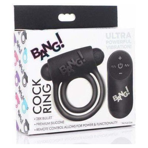 Anneau D'érection - Bang! - 28X Vibrating Cock Ring & Bullet Bang! Sensations plus