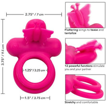 Anneau D'érection - Calexotics - Butterfly Dual Ring CalExotics Sensations plus