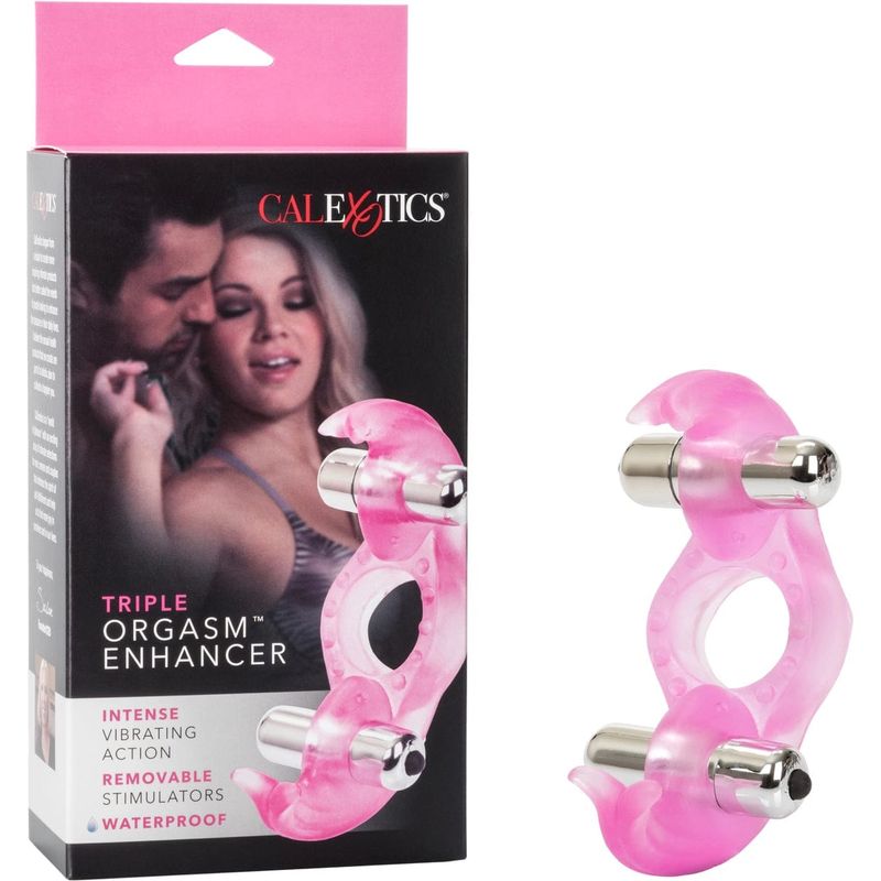 Anneau D'érection Vibrant - CalExotics - Triple Orgasm Enhancer CalExotics Sensations plus