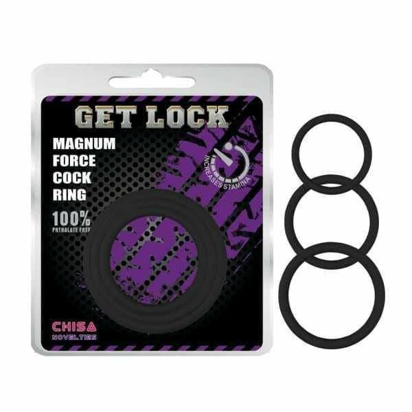 Anneau D'érection - Get Lock - Magnum Force Cock Ring Get Lock Sensations plus