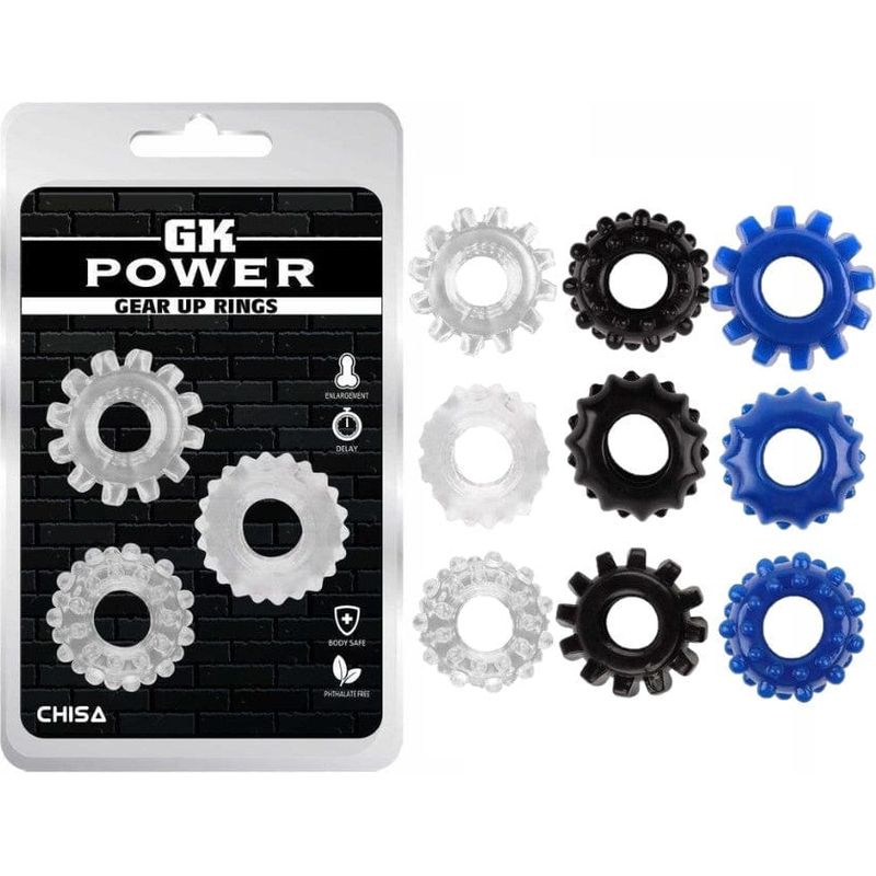 Anneau D'érection - GK Power - Gear Up Rings Gk Power Sensations plus