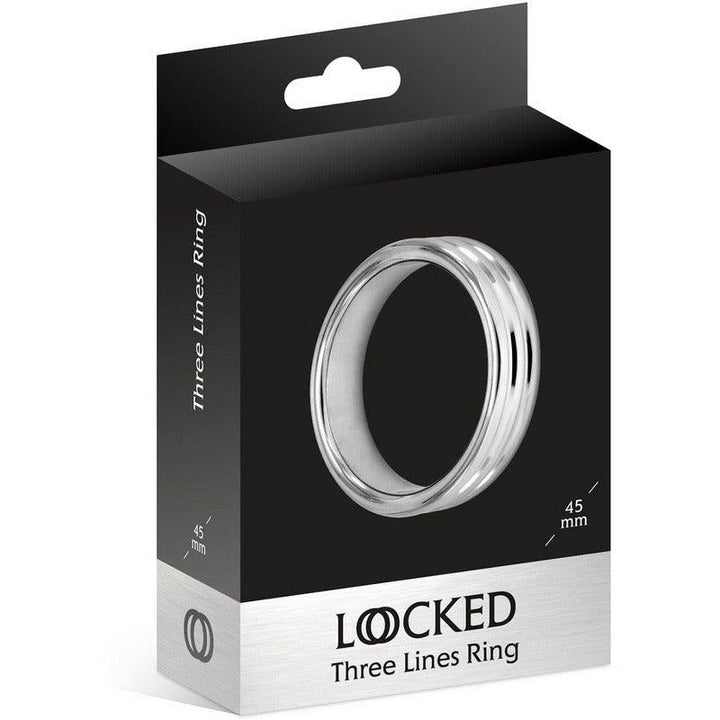 Anneau D'érection - Locked - Three Lines Ring Locked Sensations plus