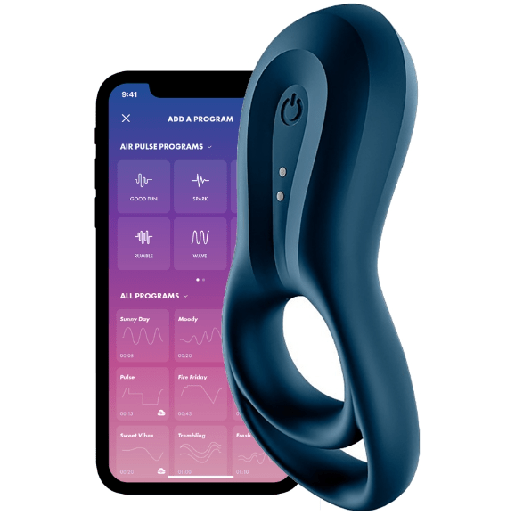 Anneau D'érection Vibrant - Satisfyer - Epic Duo Satisfyer Sensations plus