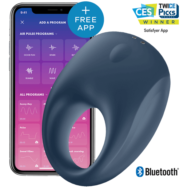 Anneau D'érection Vibrant - Satsifyer - Strong One Satisfyer Sensations plus