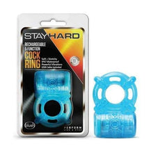 Anneau D'érection Vibrant  - Stay Hard - Rechargeable 5 Function Blush Novelties Sensations plus